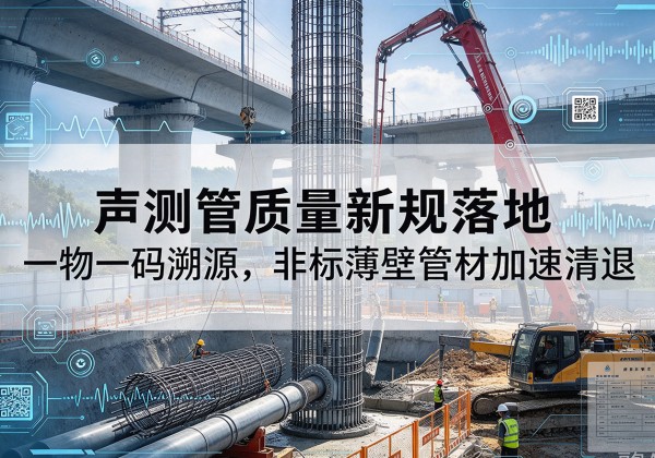 利川声测管质量新规落地，一物一码溯源，非标薄壁管材加速清退