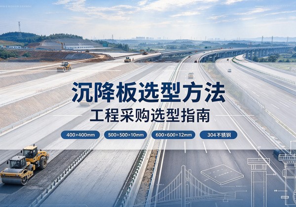 利川沉降板选择方法
